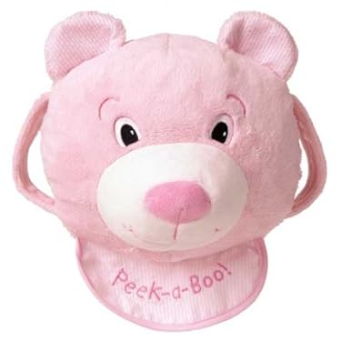 Mary Meyer Plush Pink Peek A Boo Bear 8
