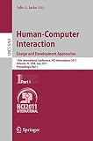 Human-Computer Interaction : 14th International Conference, HCI International 2011, Orlando, FL, USA, July 9-14, 2011 : proceedings