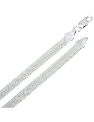 5.5MM Thick - Herringbone Chain Necklace/Bracelet - Genuine .925 Solid Sterling Silver