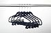 ULTRA-SLIM VELVET SUIT HANGERS W/PANT FINGER CLIPS - SET OF 5- Navy