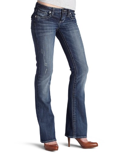 See Thru Soul Junior's Embellished Bootcut Jean product image