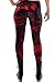 LoveLiness Women Blood Stains Print Ankle Leggings Pants