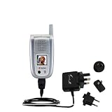 International Wall / AC Charger for the Sanyo MM-8300 - Gomadic Brand w/ TipExchange Technology
