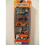 Matchbox MBX Metal Ready for Action Construction Vehicles 5-Car Gift Pack 1:64 Scale Die... by Matchbox