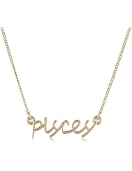 Jules Smith Yellow Gold Zodiac Necklace, 18"