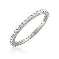 14k White Gold Diamond Eternity Band Ring (GH, SI3-I1, 0.53 carat)-Yellow or Rose Gold Available