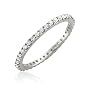 14k White Gold Diamond Eternity Band Ring (GH, SI3-I1, 0.53 carat)-Yellow or Rose Gold Available