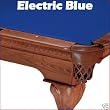 8' Electric Blue Mali 865 Teflon Pool Table Cloth Felt