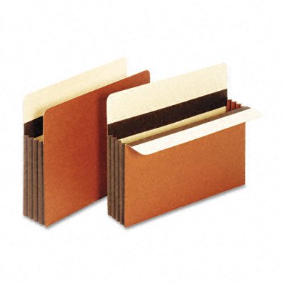 Pocket, File, Letter, 24 Pt., 3-1/2, Expansion, Brown