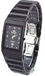 Oniss Men's Black with Silver Ceramic Watch Model ON-651 (Black Face)