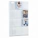 Safco Plastic Literature Display, 12 Magazines, 30 Inches Width x 49 Inches Height, Clear (5602CL)