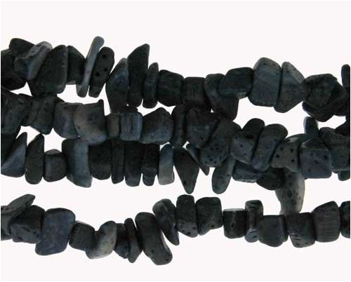 Click here to buy 36 inch Endless Chip Necklace (approx. 8mm) - Blue Coral by TotlecTraders.com.