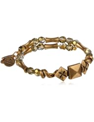 Vintage 66 "Starry-Eyed & Raw" Stargazer Wrap Bracelet, 7.25"