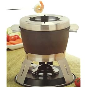 11 Pc Cast Iron Meat Fondue Set by Trudeau by