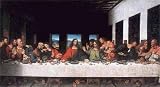 The Last Supper - Leonardo da Vinci: Counted Cross Stitch Chart (Large size symbols)
