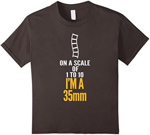 Kids On A Scale Of 1 To 10 I'm A 35mm Photography Film T-Shirt 6 Asphalt