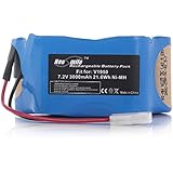 Housmile 7.2V NiMH Battery for Shark Vacuum V1950 and VX3 Replaces XB1918