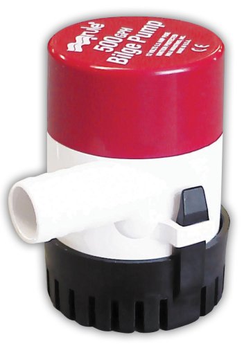 Rule 25D-6WC Marine Rule 500 Marine PWC Pump with 6-Foot Wire(500-GPH, 12-Volt)