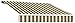 Awntech 8-Feet Galveston Semi-Cassette Manual Retractable Awning, 84-Inch Projection, Brown/Tan Multi