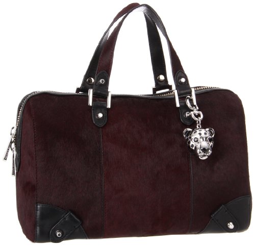 Juicy Couture Essentially Everyday Haircalf YHRU3190 Satchel,Cabernet,One Size