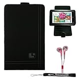 Black Nubuck Expediency Flip Stand Alone Case Cover Protector For Barnes &  ....