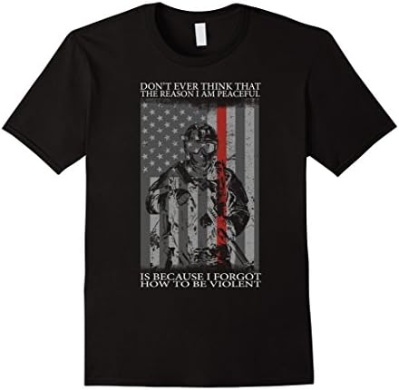 Men's The Reason I Am Peaceful - Veteran 2XL Black