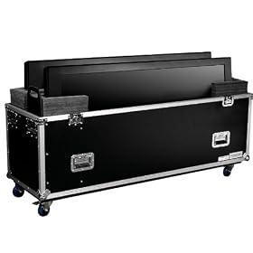 Marathon Flight Ready Case MA-2Plasma50W Universal Case With Casters for Two (2) Plasma 50 Inch Monitors