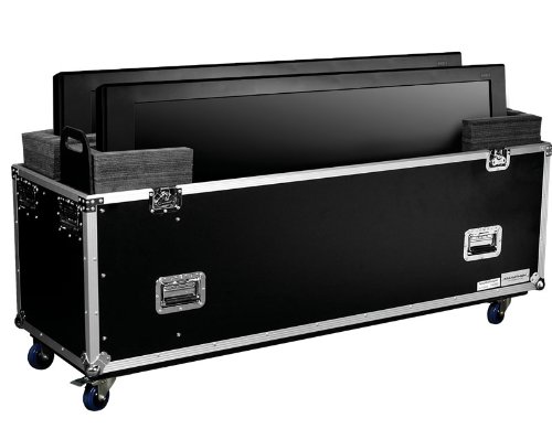 Marathon Flight Ready Case MA-2Plasma42W Universal Case With Casters for Two 2 Plasma 42 Inch Monitors