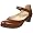 Aravon Women's Maya Mary Jane Pump,Brown,6 2E US