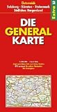 Die Generalkarte Extra Salzburg, K&auml;rnten, Steiermark, S&uuml;dliches Burgenland   1:200 000 - Mairdumont