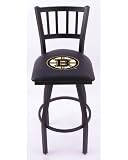 Boston Bruins Single-Ring Swivel Bar Stool w/ Back