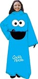 Sesame Street Cookie Monster Snuggie Fleece Blanket Throw