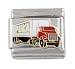 SilverBin Enamel Paint Big Rig Diesel Truck Stainless Steel Italian Charm Link