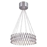 Eurofase 14836-015 Pantheon 12-Light Pendant, Aluminum