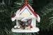 Chihuahua Black/Tan Dog Doghouse Christmas Ornament