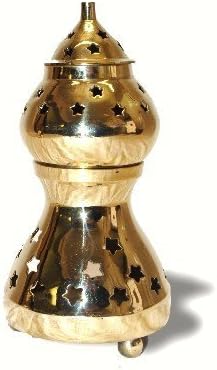 Dhaulagiri Solid Brass Highly Polished Three Part Oil Burner