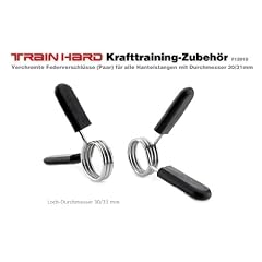 TrainHard Feder-Verschl�sse f. Hantelstange Durchmesser 30mm Paar