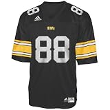 Adidas Iowa Hawkeyes #88 Black Replica Football Jersey