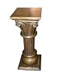 Wooden copper Decorative Pedestal From India