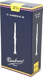 Vandoren Java Alto Saxophone Reeds #3.5, Box of 10