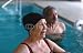 Wallmonkeys Peel and Stick Wall Decals - Seniören im Schwimmbad - Removable Graphic