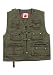 Sports : Angler und Outdoor Weste oliv S- XXL