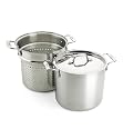 All-Clad Stainless 7-Quart Stockpot with Pasta Insert