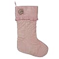 Shabby Chic Crown Stocking - Pink (21")