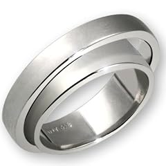 goldmaid Damenring Silber 925 2 Ringe in Einem, Gr�sse 50, Sv R782S50