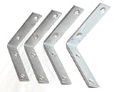 3 Galvanized Steel Corner Brace 4 Pack