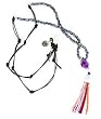Smilla Brav Halskette TROUBLE aus Leder und T�rkis Totenkopf EB01