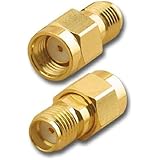 RF coaxial coax adapter SMA female to RP-SMA male