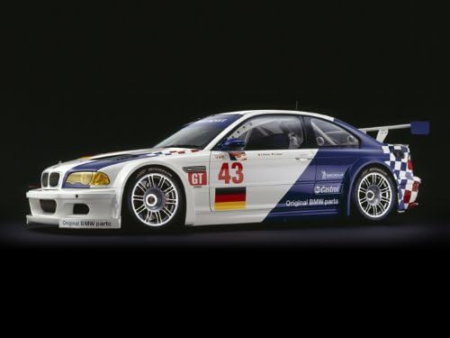 Archival Canvas and Photographic Limited Edition Art Print BMW E46 M3 GTR Side - 2001 28" x 36"