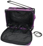 Best Price!! TUTTO Machine On Wheels Case 20″X13″X9″-Purple